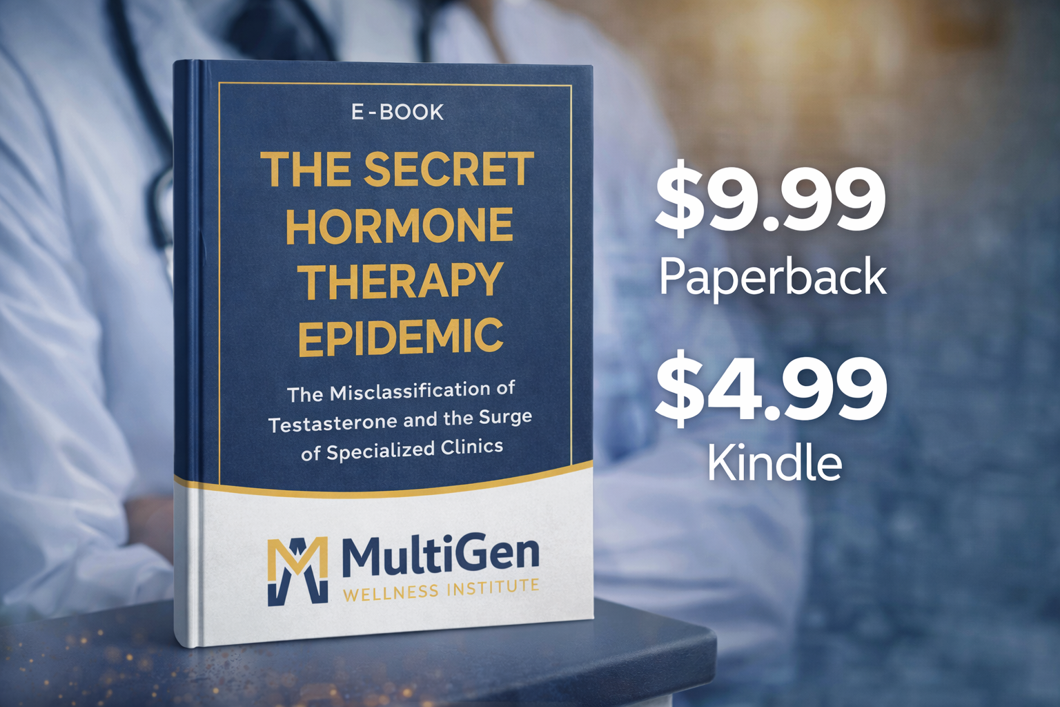 INSTITUTE The Secret Hormone Therapy Epidemic Book on Amazon